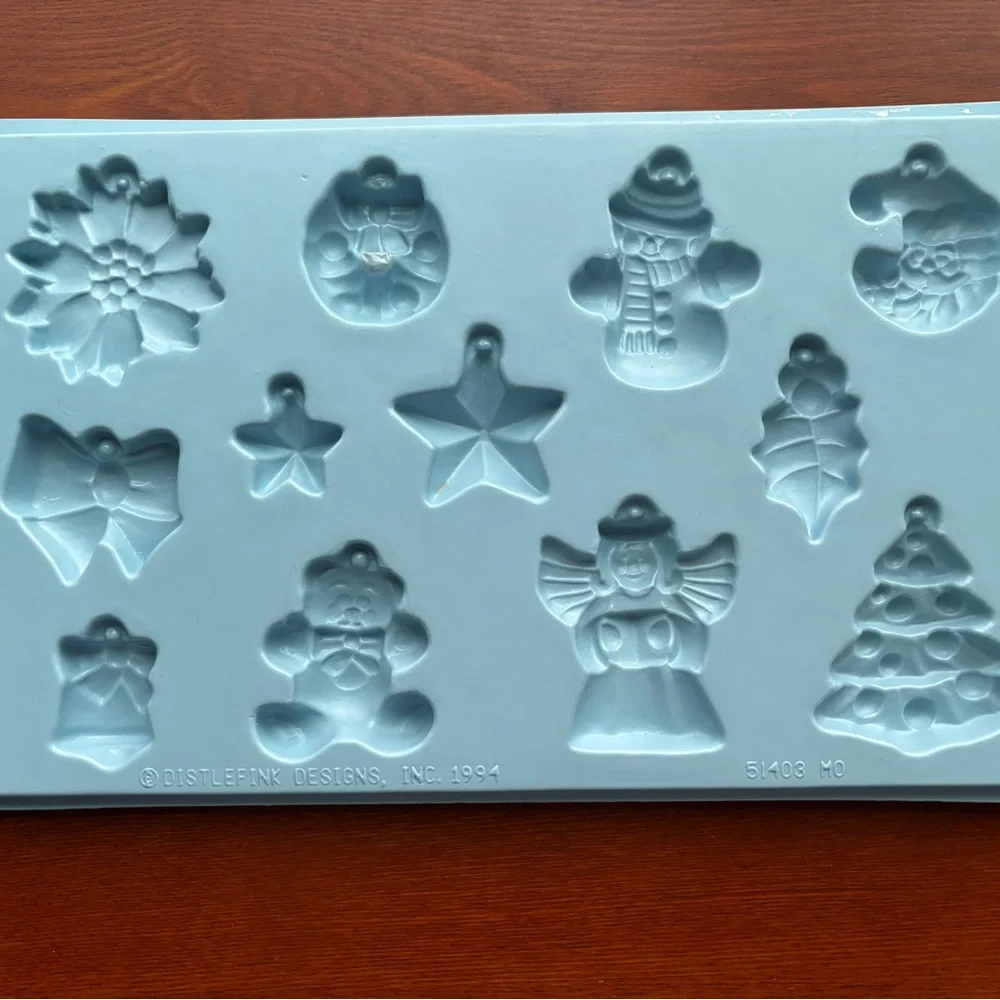 Vintage Candy Mold RARE Christmas Holiday Distlefink Designs 1994 51403 MO